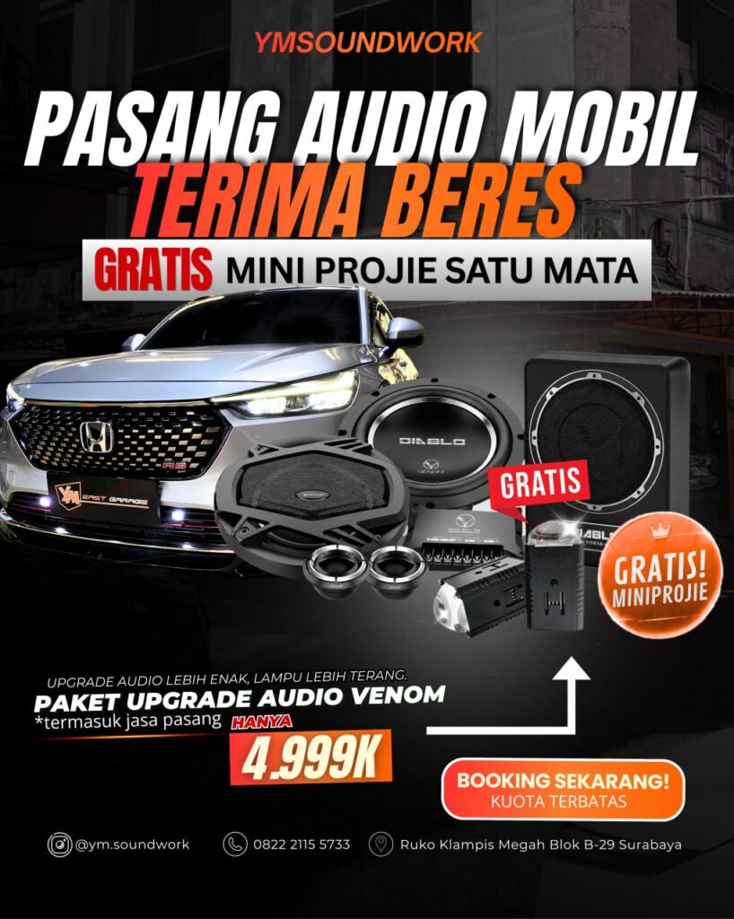 Promo Custom Audio Mobil Surabaya